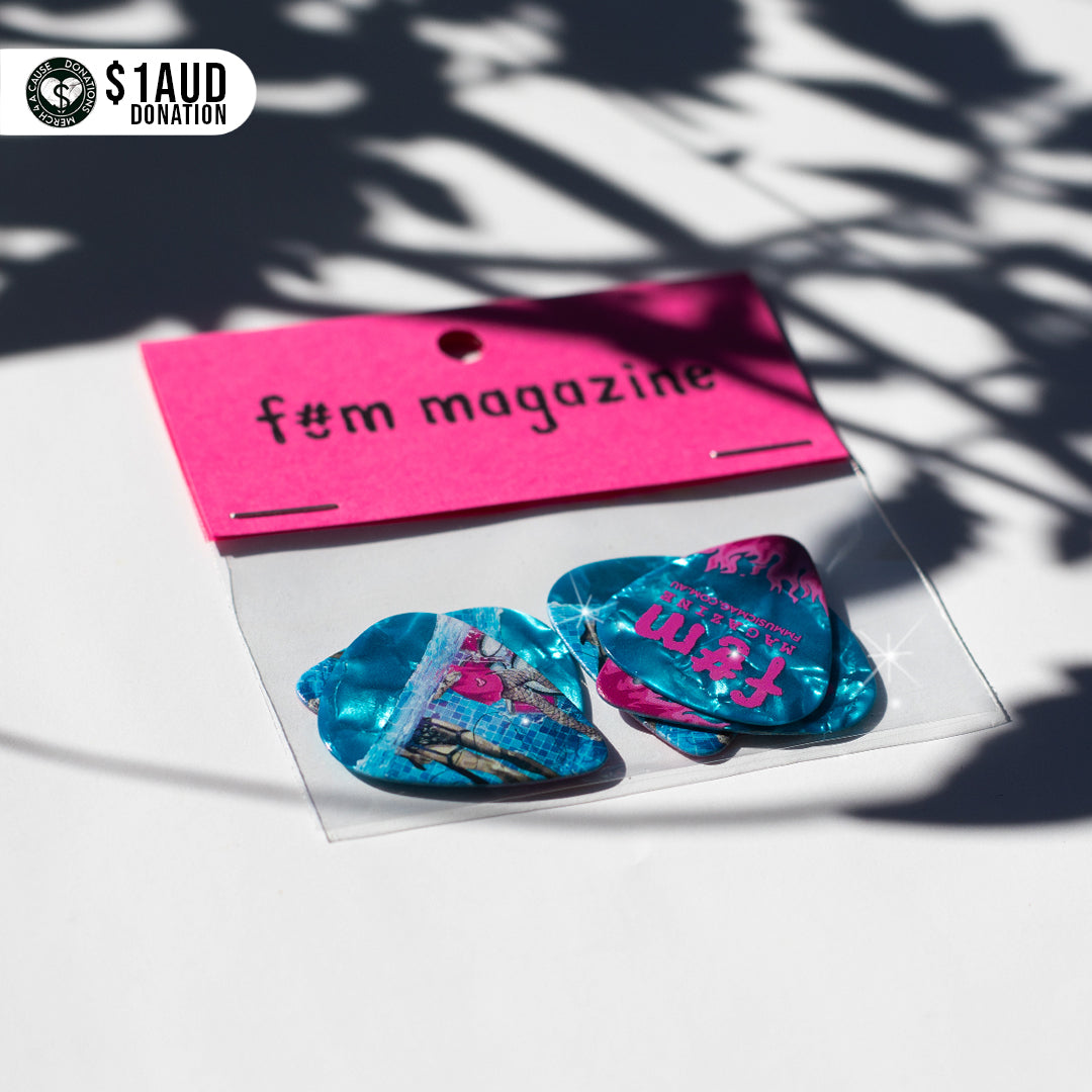 ‘Unsinkable’ Blue Opal Guitar Picks (5-pack)