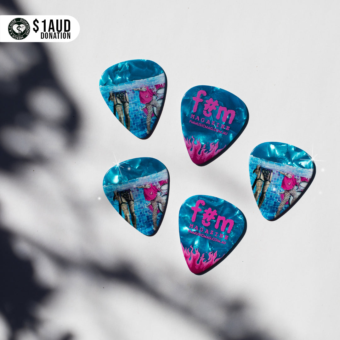 ‘Unsinkable’ Blue Opal Guitar Picks (5-pack)
