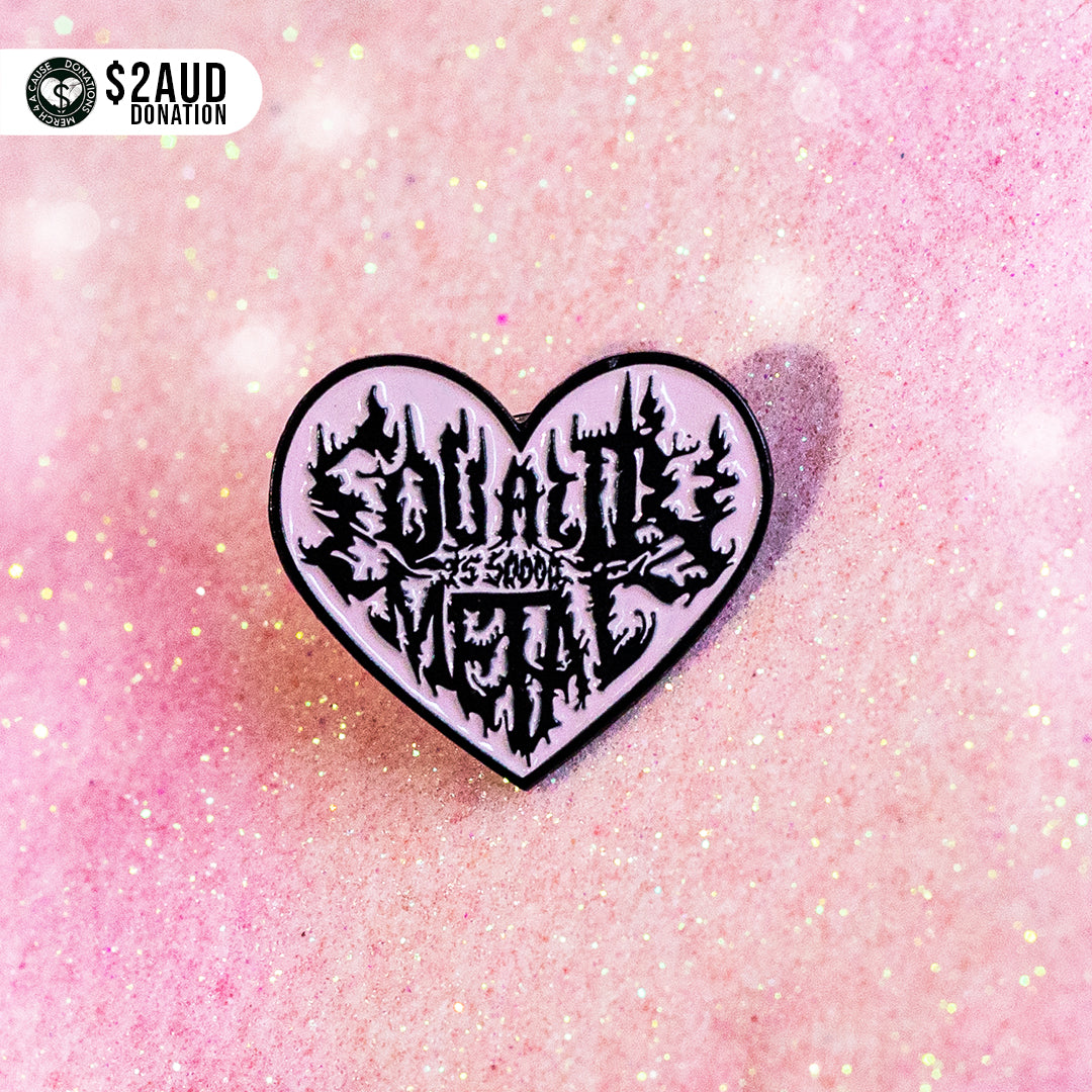 "Heart of Steel" Enamel Pin