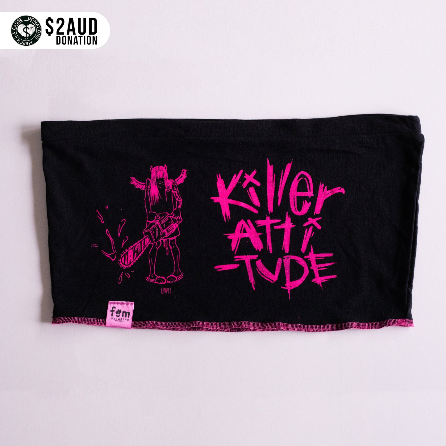 "Killer Attitude" Neon Tube Top