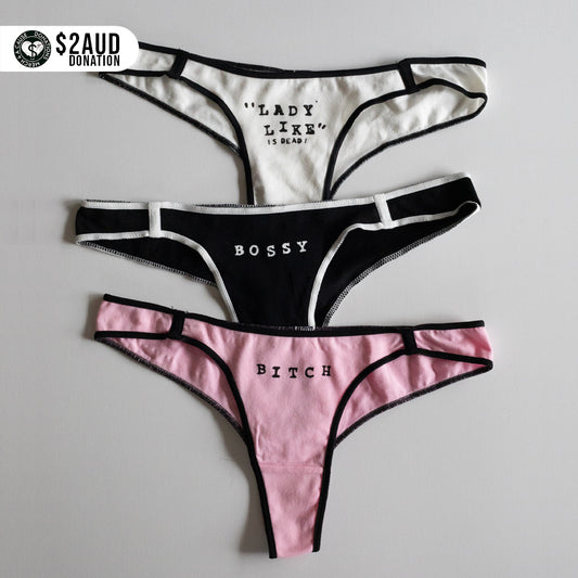 "Ladylike is Dead and I Buried Her" Underwear Set