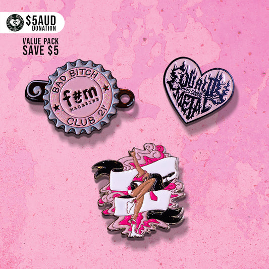 Official f#m 2021 Enamel Pin 3-Pack