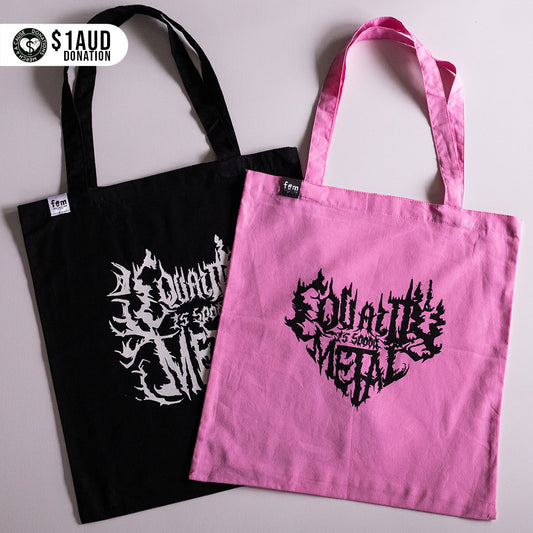 "Tote-ally Metal" Tote Bag